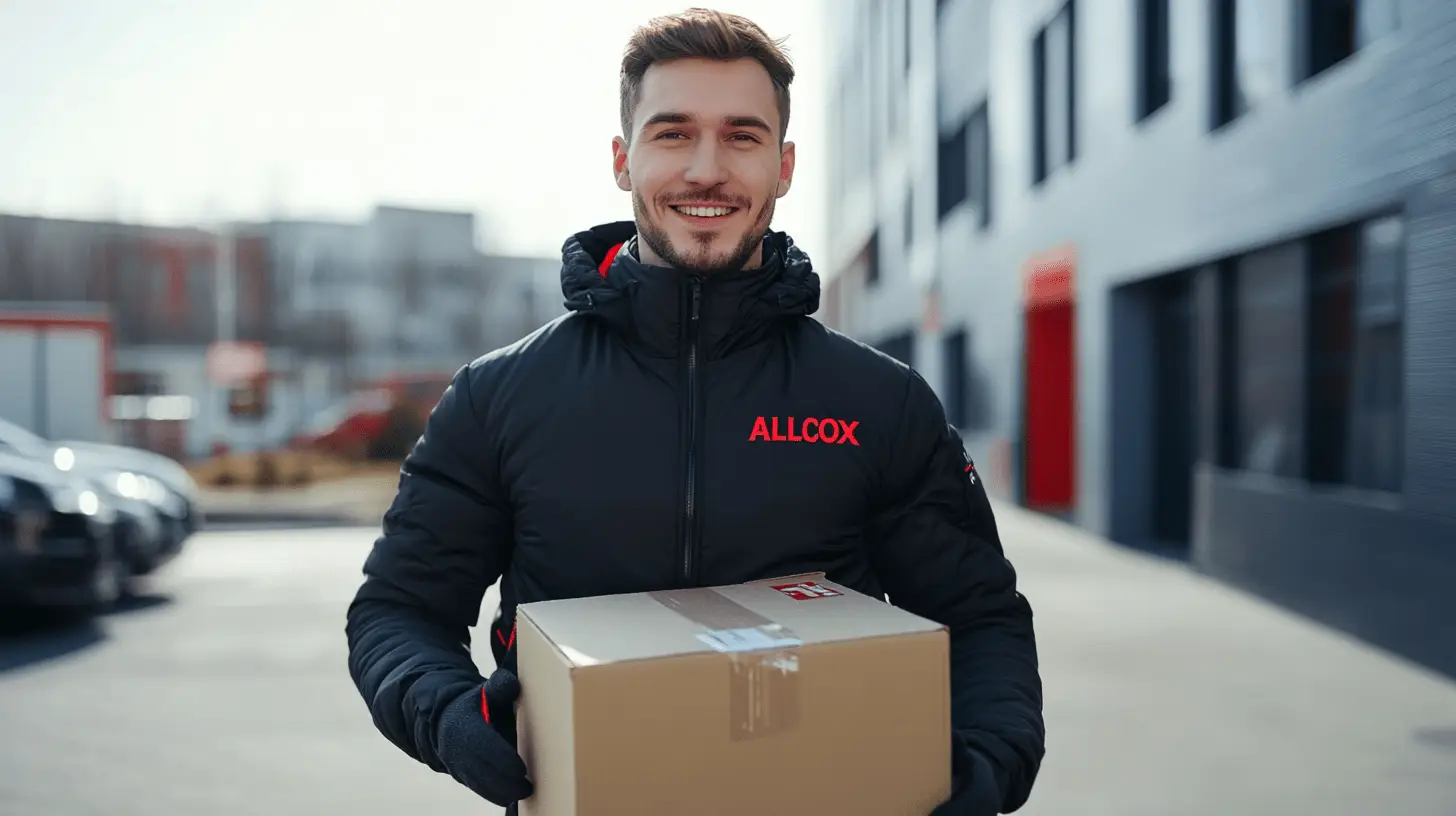 Personaldienstleister in Halle an der Saale – Logistikmitarbeiter mit Paket