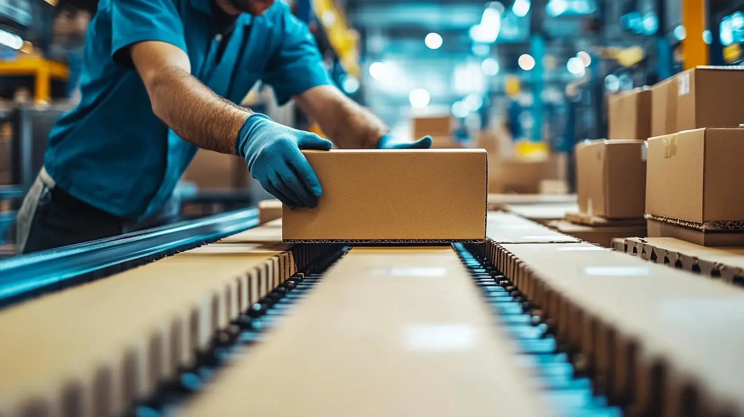 Containerschiff als Symbol für globale Lieferketten und optimierte Konfektionierung in der Logistik