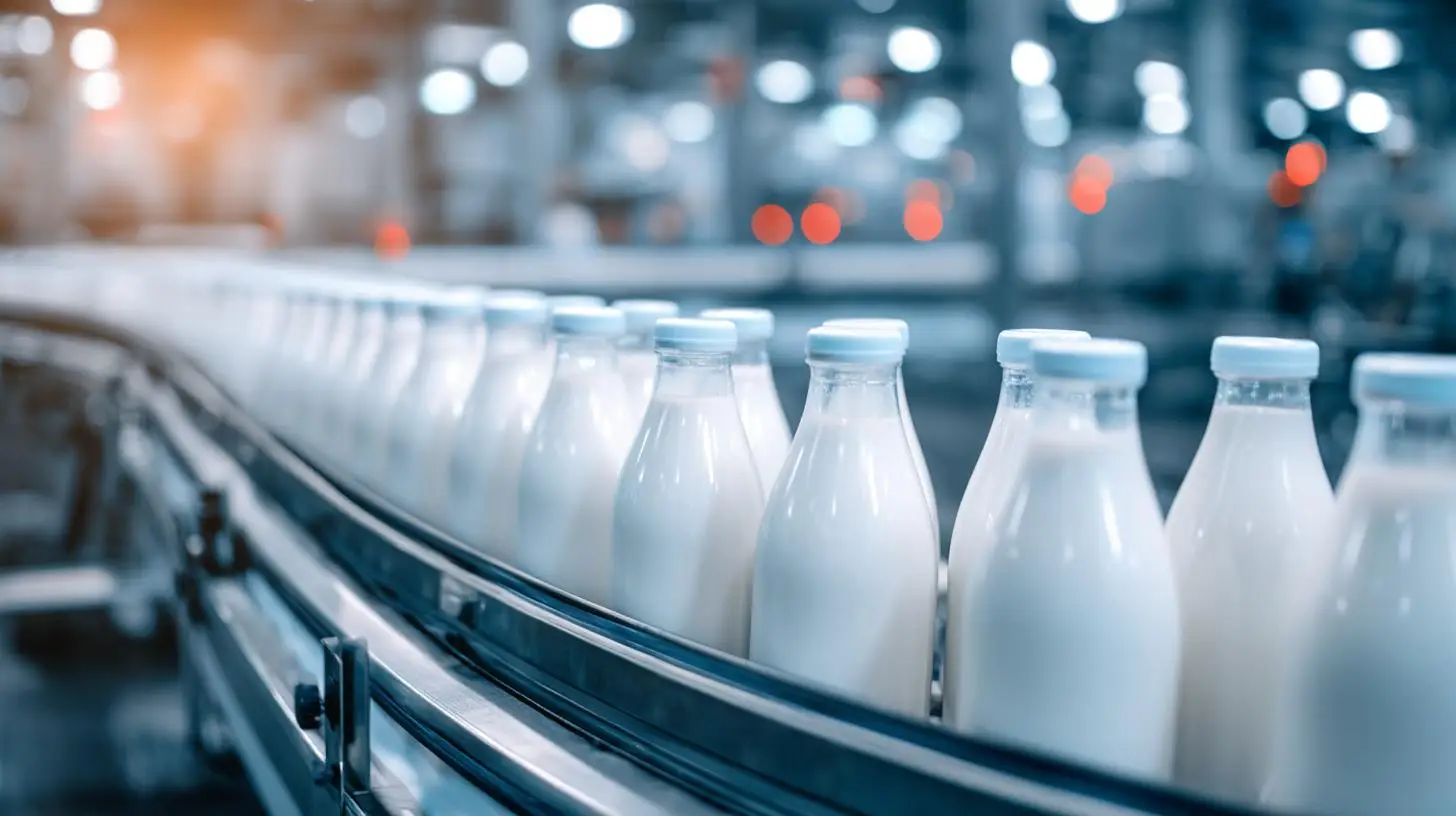 Werkvertrag in der Milchwirtschaft sorgt für präzise Prozesse auf der Milchabfülllinie