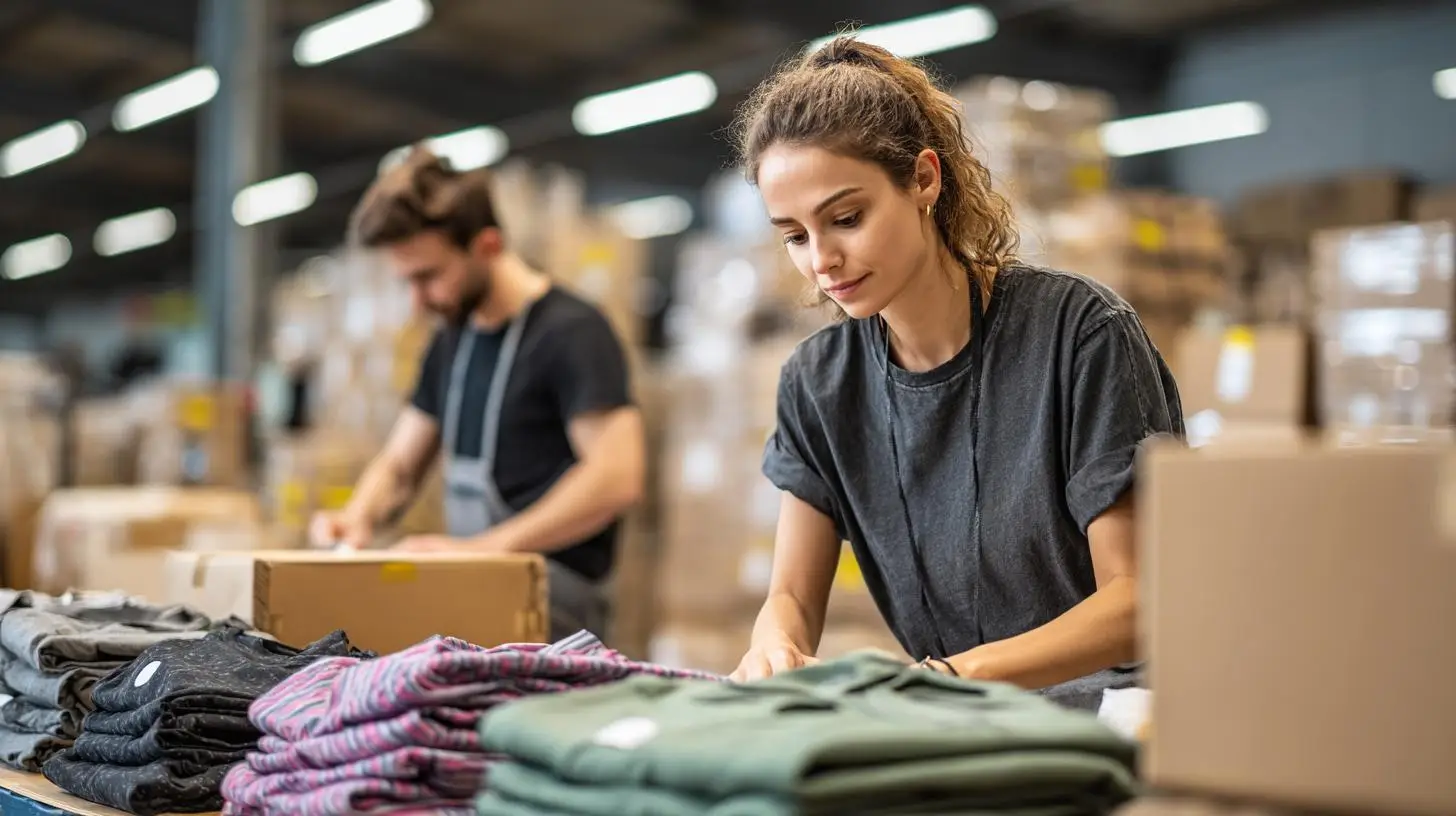 Co-Packing im Fashionbereich: Kleidung verpacken in der Logistik