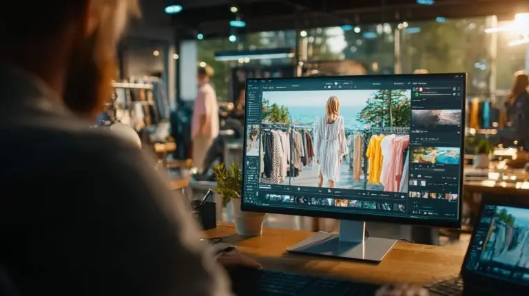 fashionlogistik 2025 – digitales Mode-Content-Management im modernen Logistikzentrum