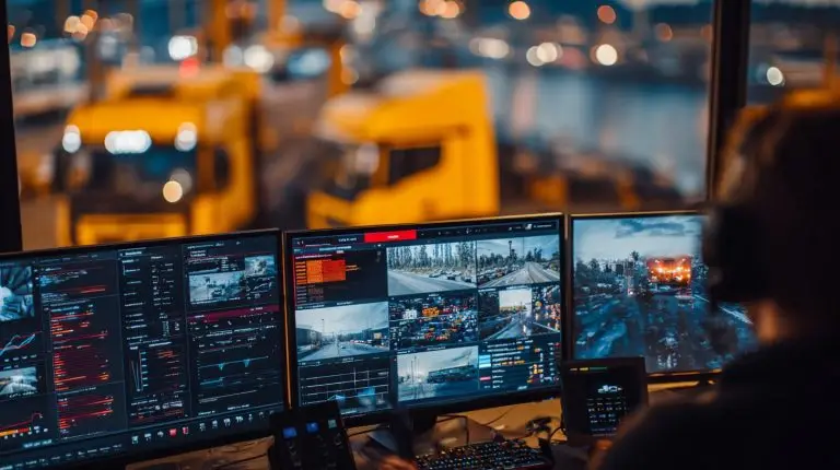 Total Cost of Ownership in der Logistik – digitales Kontrollzentrum mit Echtzeitdaten und Lkw-Flottenüberwachung