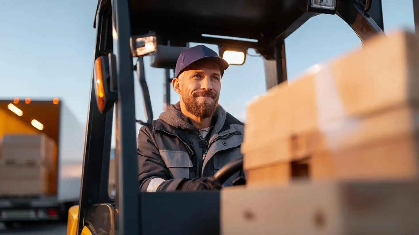 Retention Management in der Logistik – engagierter Gabelstaplerfahrer bei effizienter Arbeit