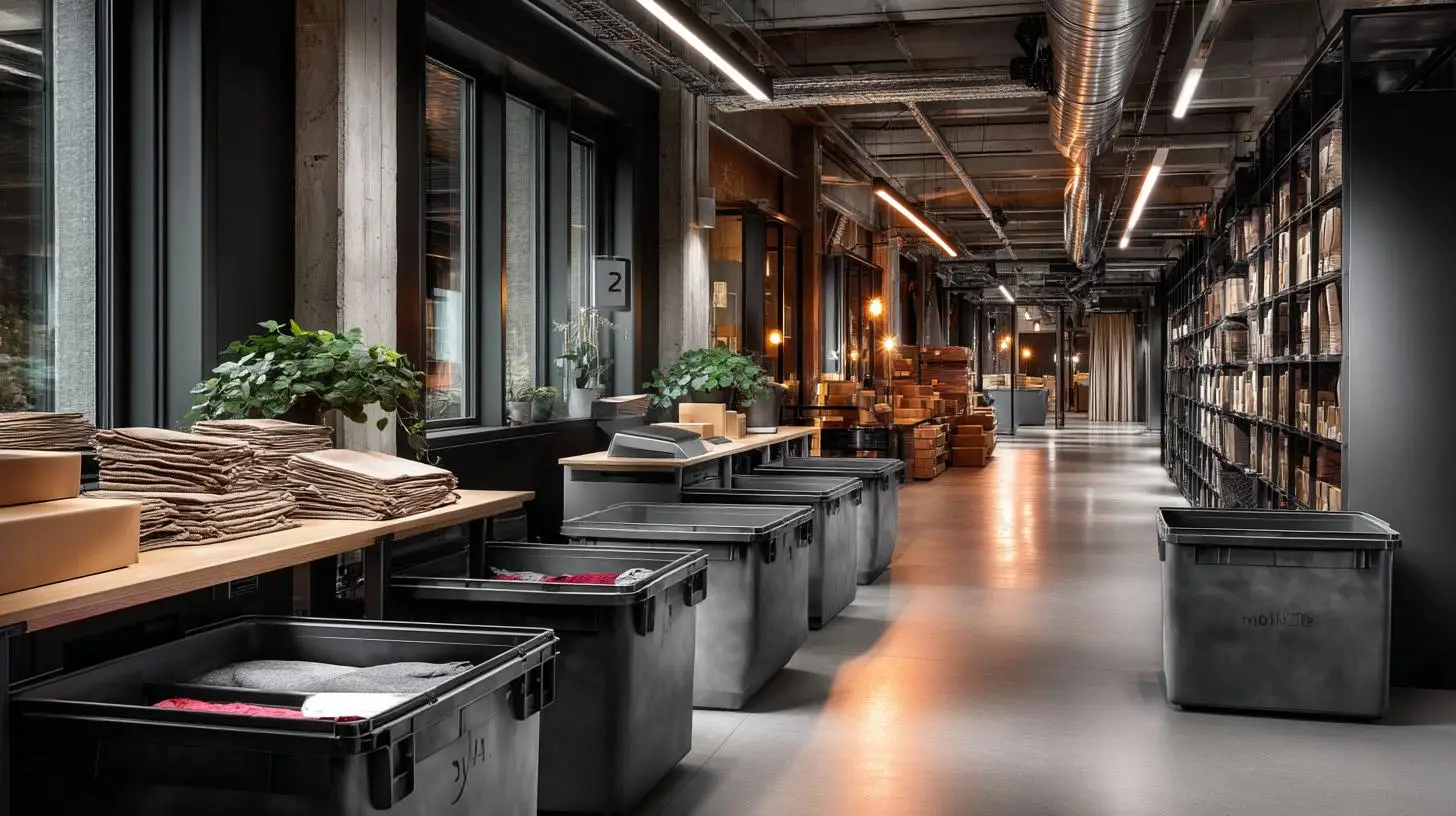 Werkverträge in der Logistik für Modeunternehmen – digitale Versandabwicklung und moderne Lagerflächen