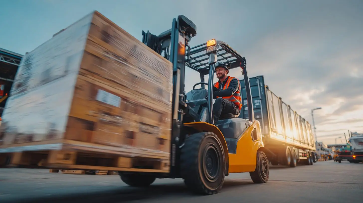 Inhouse-Outsourcing Logistik – flexible Paletten- und Verladeprozesse mit Gabelstapler