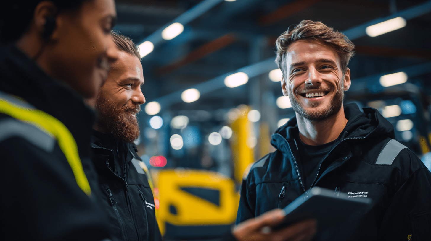  Onboarding externer Kräfte in der Logistik: eingespieltes Team steht bereit im modernen Lager